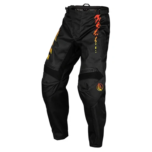 Fly Racing Youth F-16 MX Pants - Black/Yellow/Orange - 18 - SKU:2124688
