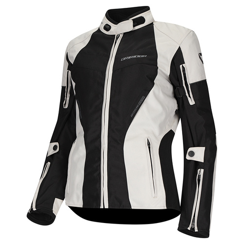 Dri Rider Vivid 3 Womens Jacket  - Pearl/Black - L 6 - SKU:2124759