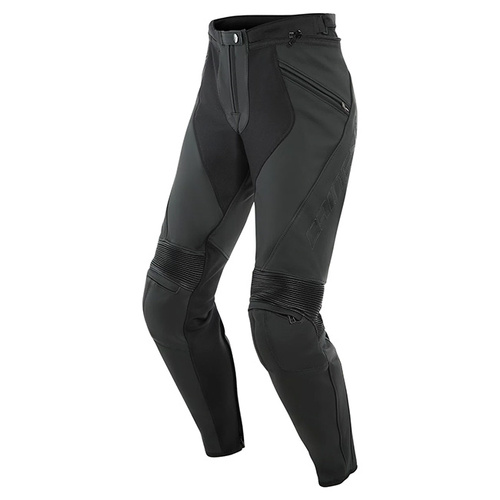 Dainese Ladies Pony 3 Leather Pants - Matt Black - 40 - SKU:2125183