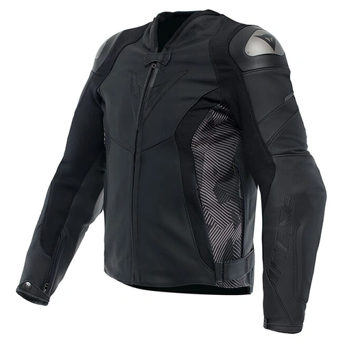 Dainese Avro 5 Leather Jacket - Black/Anthracite