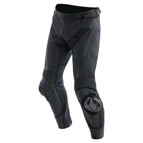 Dainese Delta 4 Perforated Leather Pants - Black/Black