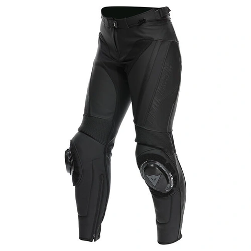 Dainese Ladies Delta 4 Leather Pants - Black/Black - 52 - SKU:2125280