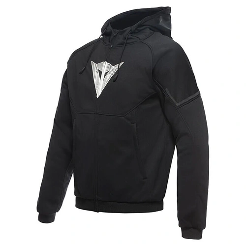 Dainese Daemon-X Safety Full Zip Hoodie - Black/Black/White