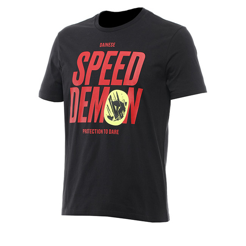 Dainese Knee Down Casual T-Shirt - Jet Black - M - SKU:2125376