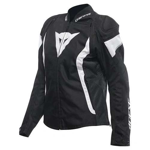 Dainese Ladies Avro 5 Tex Jacket - Black/White/Black - 46 - SKU:2125611
