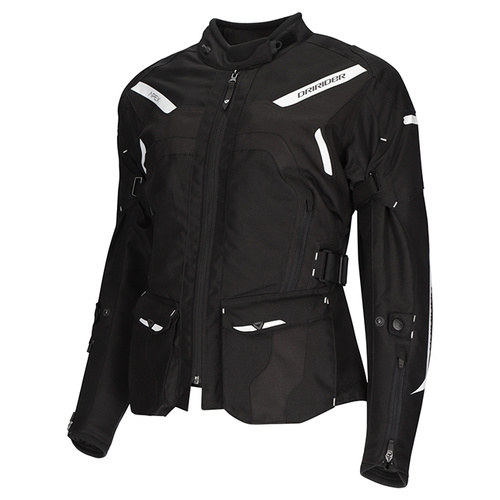 Dri Rider Apex 6 Womens Jacket - Grey/White/Black - L 6 - SKU:2125829