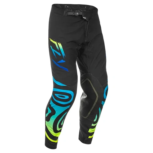 Fly Racing 2025 Evo MX Pants - Black/Blue/Yellow