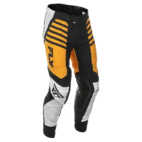 Fly Racing 2025 Lite MX Pants - White/Black/Mustard