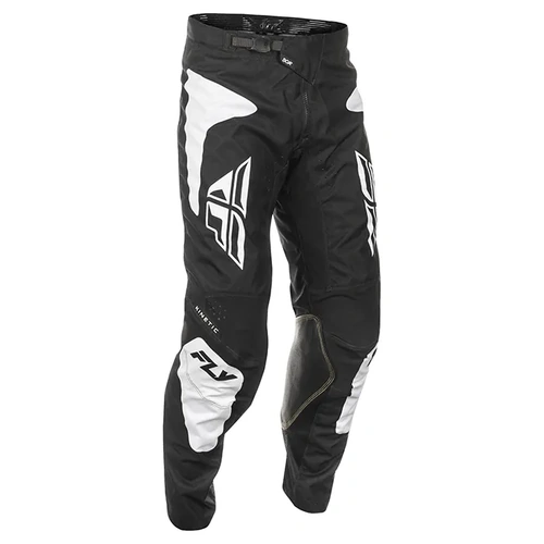 Fly Racing 2025 Kinetic Sym MX Pants - Black/White - 38 - SKU:2126304