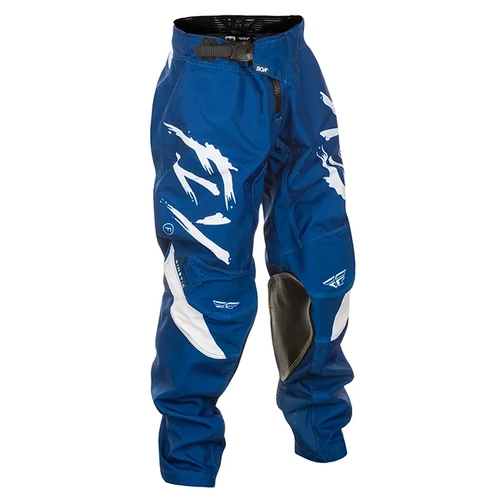 Fly Racing 2025 Youth Kinetic Stoke MX Pants - Navy/White - 18 - SKU:2126385