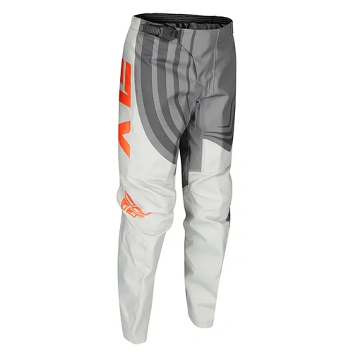 Fly Racing 2025 Youth F-16 MX Pants - Grey/Orange - 18 - SKU:2126513