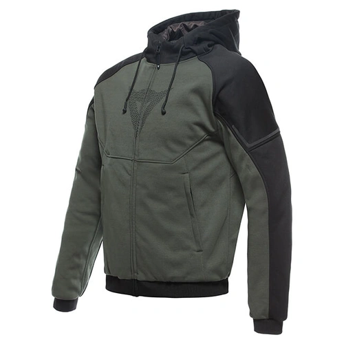 Dainese Daemon-X Safety Full Zip Hoodie - Green/Black