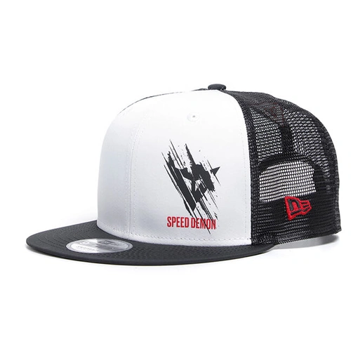 Dainese Casual Tarmac 9Fifty Snapback Cap - White/Black/Red - OSFM