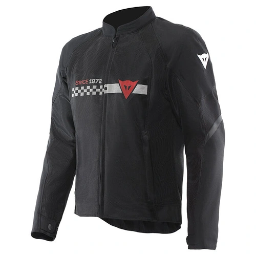 Dainese Herosphere Air Tex Jacket - Black/White/Stripes