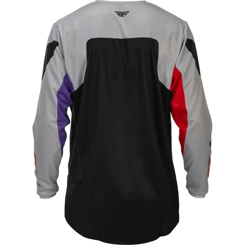 Fly Racing 2026 Kinetic MX Jersey - Grey/Red/Purple/Black
