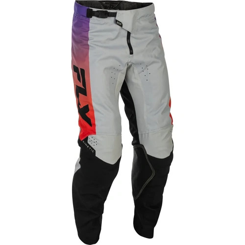 Fly Racing 2026 Kinetic MX Pants - Grey/Red/Purple/Black - 30 - SKU:2128088