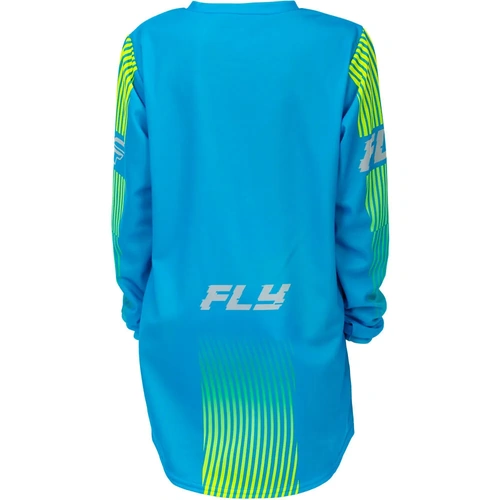 Fly Racing 2026 Youth F-16 MX Jersey - Blue/Hi-Vis