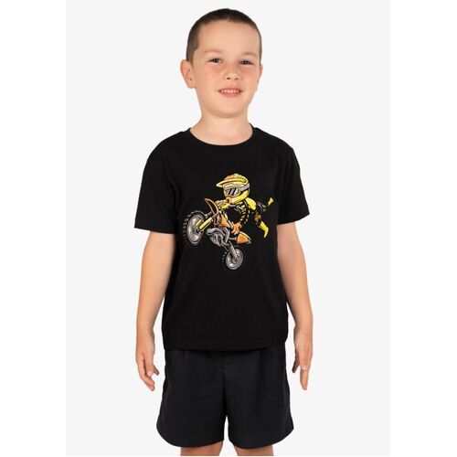 UNIT KIDS TEE HAZARD BK 0 - SKU:213710003BK0