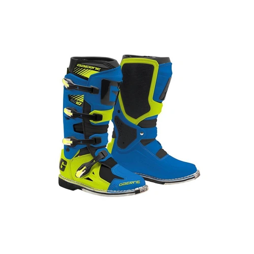 Gaerne SG-10 Boots - Blue/Yellow - 44 - SKU:219002344