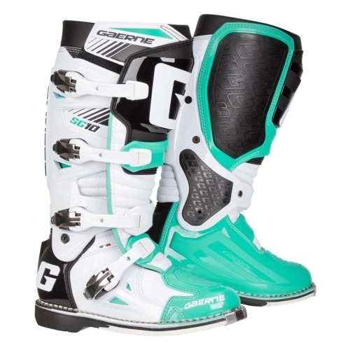Gaerne SG-10 White Green Boots