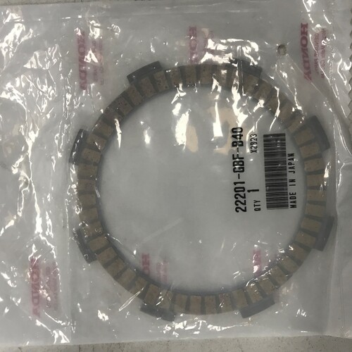 CR85 2005-07 / CRF150R 2007-23  OEM CLUTCH FRICTION PLATE 22201GBFB40 - SKU:22201GBFB40