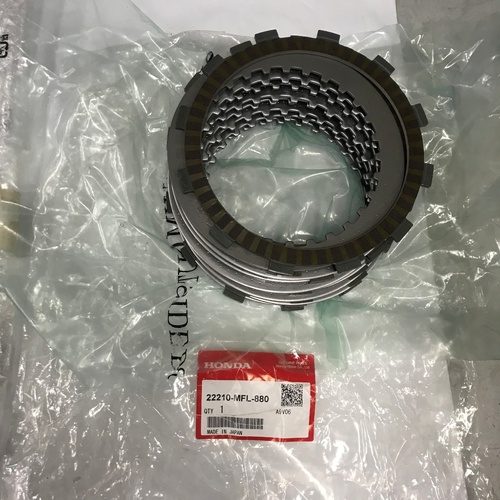 HONDA CBR1000RR 2008-16 OEM CLUTCH PLATE SET 22210MFL880 - SKU:22210MFL880