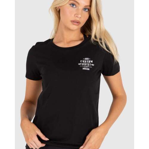 Unit Ride On Ladies Tee - Black