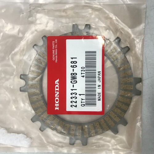 CRF50F/XR50 / CRF70F/ XR50R/XR70R OEM CLUTCH FRICTION DISK B 22331GW8681 - SKU:22331GW8681