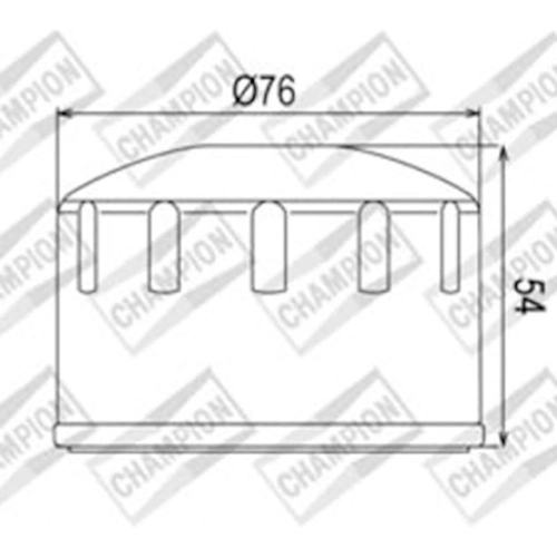 Champion Oil Filter Element - COF064