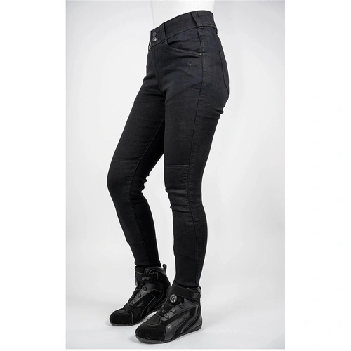 Bull-It Womens Fury Slim/Short Motorcycle Jeggings - Black - 8 - SKU:24012908