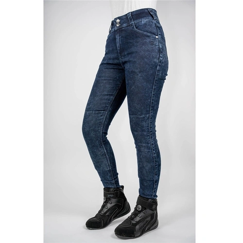 Bull-It Womens Fury Slim/Regular Motorcycle Jeggings - Blue