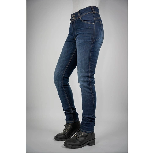Bull-It Womens Harrier Slim/Regular Motorcycle Jeans - Blue