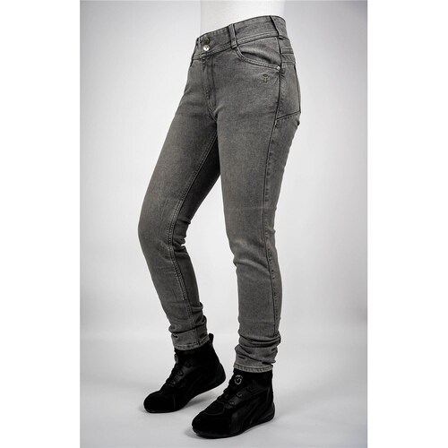 Bull-It Ladies Willow Regular Jeans (Slim) - Grey - 8 - SKU:24063108