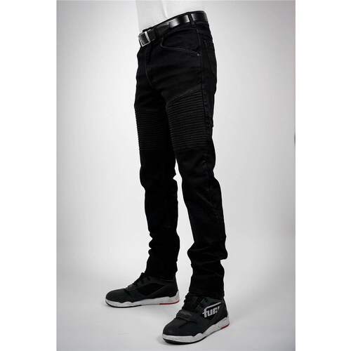 Bull-It Ladies Guardian Regular Jeans (Straight) - Black - 8 - SKU:24113108