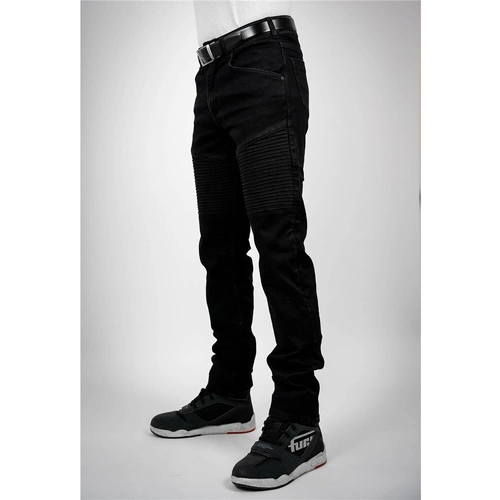 Bull-It Womens Guardian Straight/Regular Motorcycle Jeans - Black - 8 - SKU:24113108