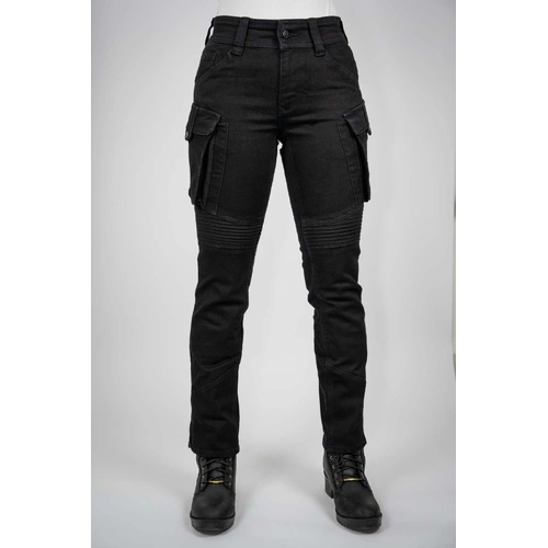 Bull-It Womens Coyote Easy/Regular Motorcycle Jeans - Black - 8 - SKU:24123108