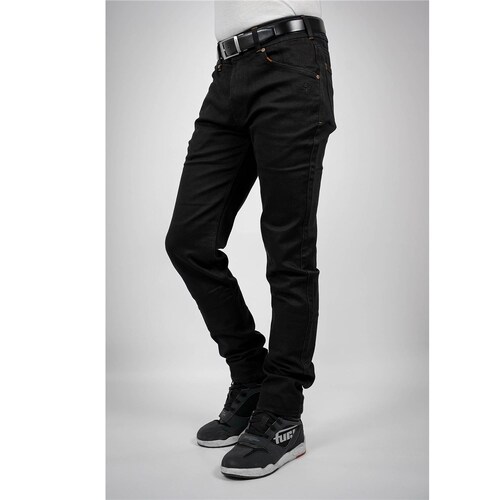 Bull-It Trojan Trogan Short Jeans (Straight) - Black - 30 - SKU:24253030