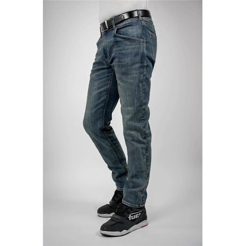 Bull-It Ajax Straight/Regular Motorcycle Jeans - Blue - 30 - SKU:24273230