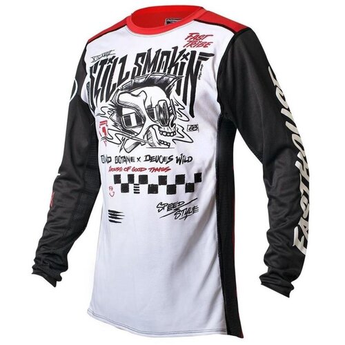 FASTHOUSE STILL SMOKIN 21 JERSEY WHITE/RED