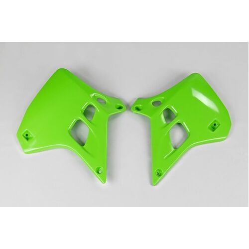 UFO Kawasaki Radiator Shrouds KX125 1990-1991