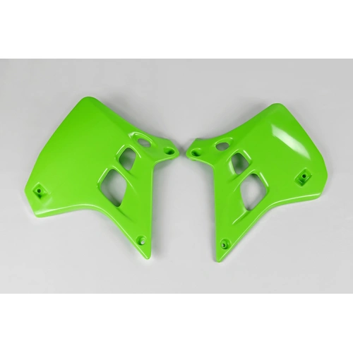 UFO Kawasaki Radiator Shrouds KX125 1990-1991 - Green