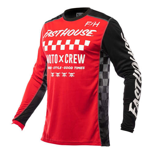 Fasthouse Grindhouse Alpha Youth Jersey - Red - SKU:27514021-p