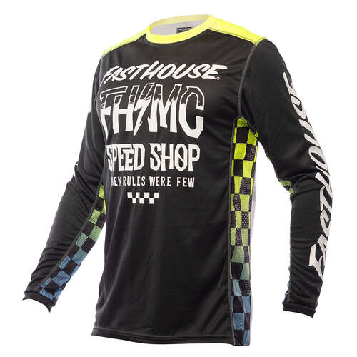 FASTHOUSE GRINDHOUSE BRUTE JERSEY - BLACK/YELLOW