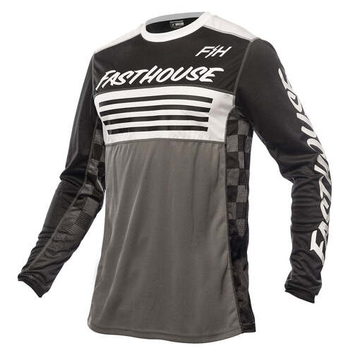 Fasthouse Grindhouse Omega Jersey - Black/Grey