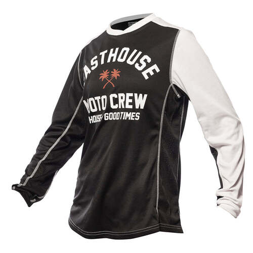 Fasthouse Grindhouse Haven Womens Jersey - Black/White - S - SKU:28110001