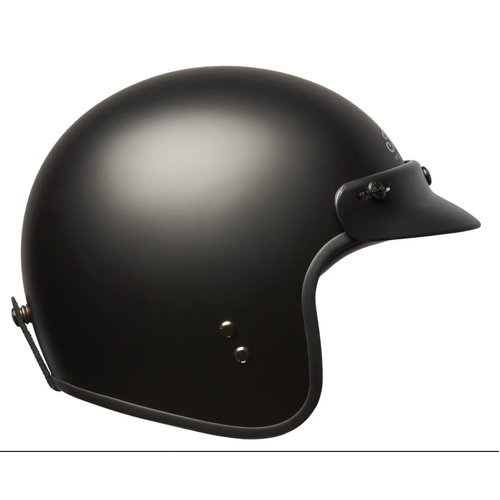 OEM RETRO OPEN HELMET MATT V2 BLACK 2XLARGE  	283319412 - SKU:283319412