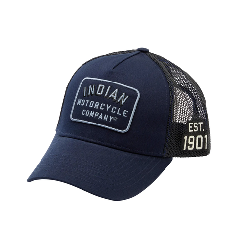 Block Logo Patch Trucker Cap, Navy  2865649 - SKU:2865649