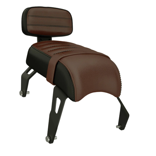 Scout Genuine Brown  Leather Passenger Seat with Backrest  2882853-LNA - SKU:2882853LNA