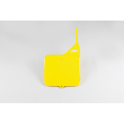 UFO Suzuki Front Number Plate RM125/250 1987-1995 - Yellow - SKU:2910101