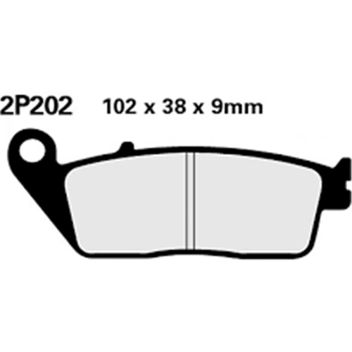 BRAKE PADS 2P-202 NS